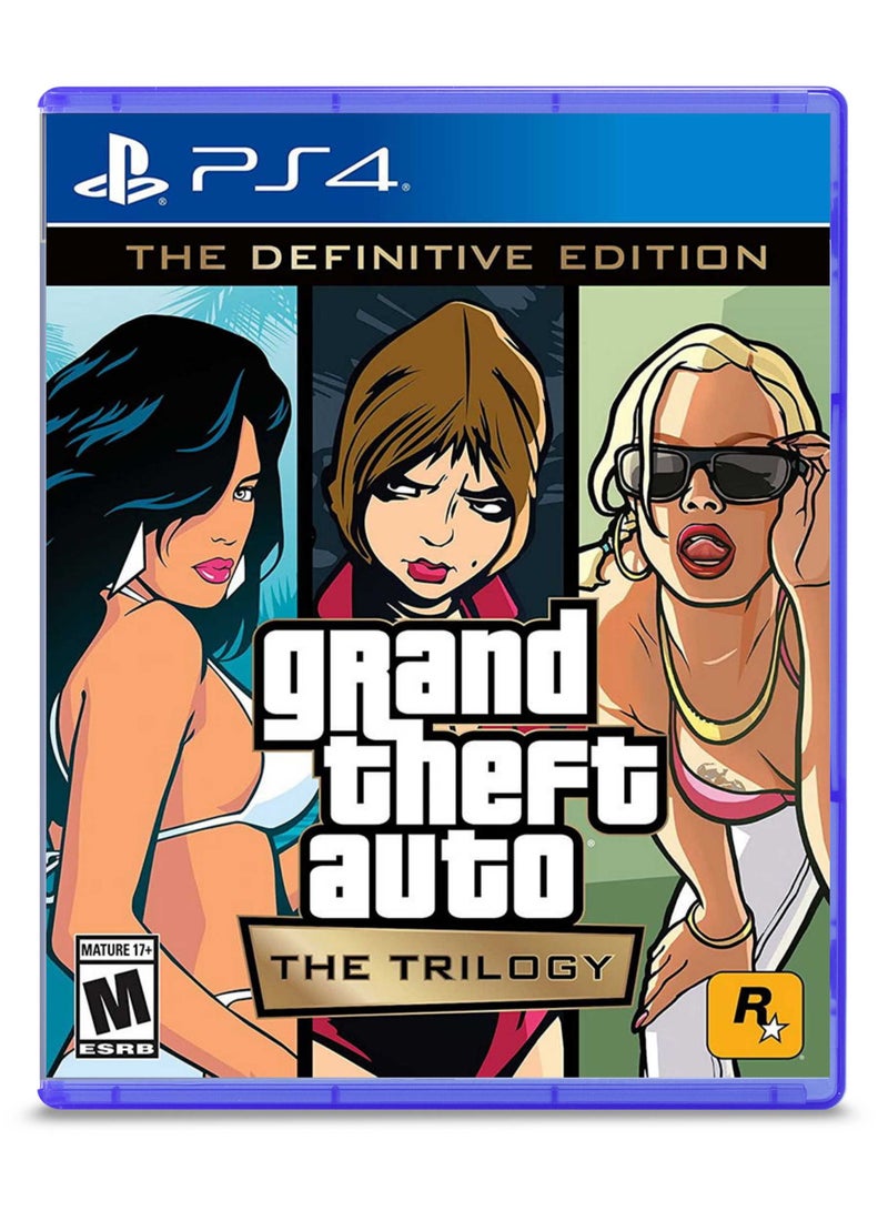 Rockstar Games Grand Theft Auto: The Trilogy - The Definitive Edition PS4 Version - Action-Adventure Game - PlayStation 4 (PS4) - Image 1
