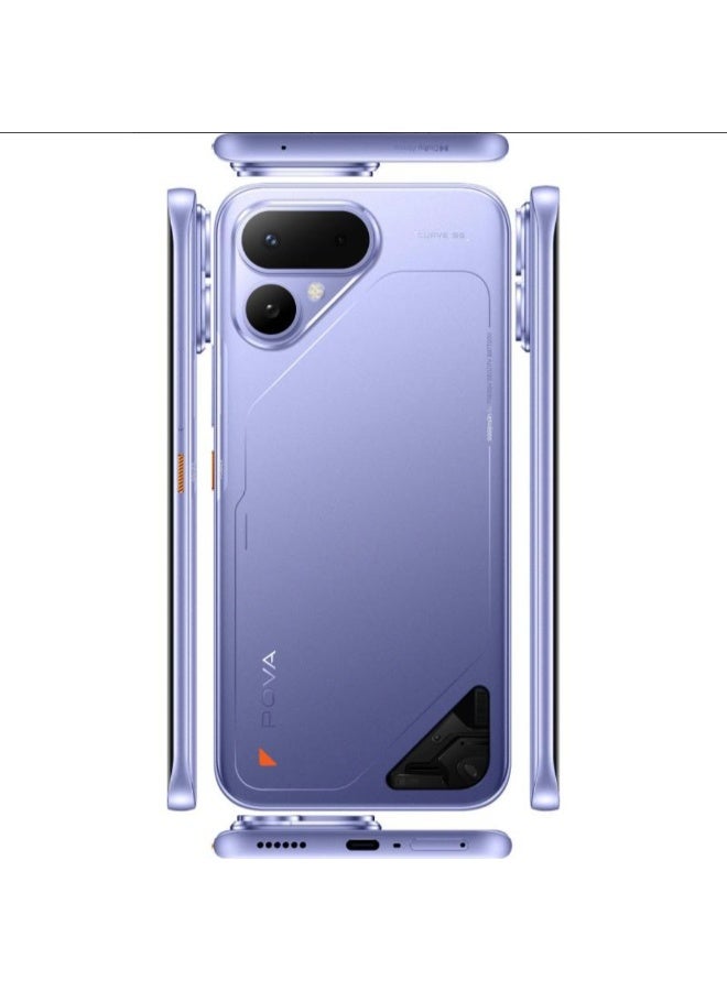 TECNO Pova Curve 2 5G 256GB - 12GB Mystic Purple + 180 Days Replacement Warranty and 400 Days Screen Warranty and Tecno Watch Active and Tecno TWS Buds and Tecno Thermos Bottle - Image 2
