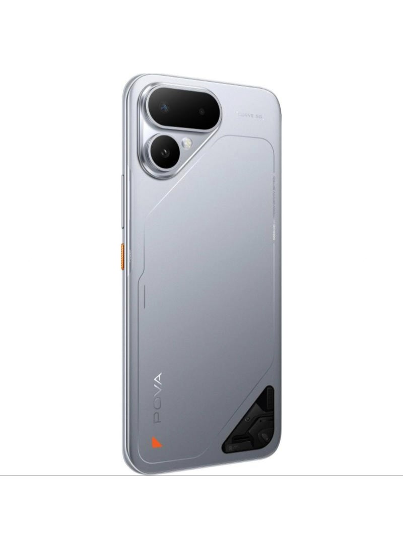 TECNO Pova Curve 2 5G 256GB - 12GB Melting Silver + 180 Days Replacement Warranty and 400 Days Screen Warranty and Tecno Watch Active and Tecno TWS Buds and Tecno Thermos Bottle - Image 4