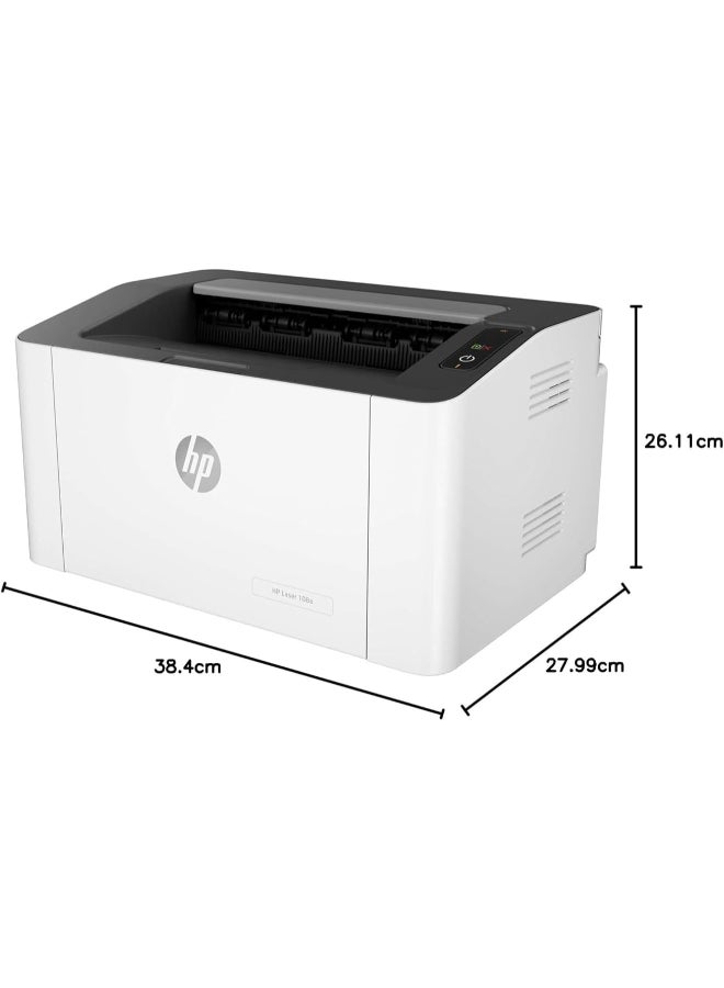 HP 108a, 4ZB79A, A4 Black and White Laser Printer, USB Connectivity, Laser Technology, Compact Design for Home, 21 ppm Print Speed White,Grey - Image 5