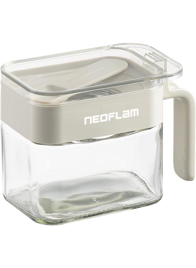 Neoflam Seasoning Container With Handle Off White Sands Color multicolour