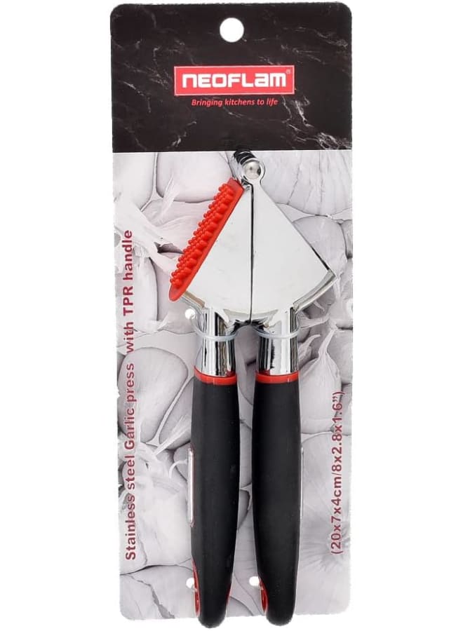 نيو فلام Neoflam High Quality Stainless Steel Garlic Press Mincer - multicolour - Image 3