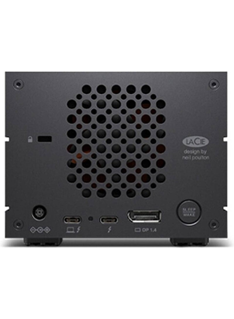 Seagate LaCie 2big Dock STLG28000400 – 28TB (2×14TB) 7200 RPM Enterprise RAID HDD Storage | Dual Thunderbolt 3 & USB 3.2 Gen 2 | RAID 0/1/JBOD | CFexpress/CFast/SD Card Readers | DisplayPort 1.4 | Hot‑Swap | STLG28000400 28 TB - Image 4