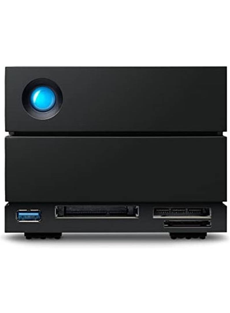 Seagate LaCie 2big Dock STLG28000400 – 28TB (2×14TB) 7200 RPM Enterprise RAID HDD Storage | Dual Thunderbolt 3 & USB 3.2 Gen 2 | RAID 0/1/JBOD | CFexpress/CFast/SD Card Readers | DisplayPort 1.4 | Hot‑Swap | STLG28000400 28 TB - Image 3