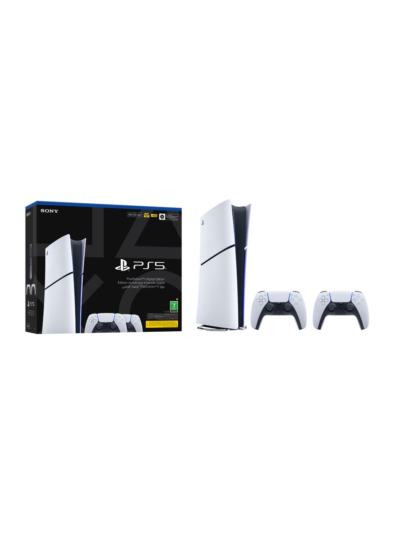 Sony PlayStation®5 Digital Edition 825GB with extra Dualsense Controller KSA version - Image 1