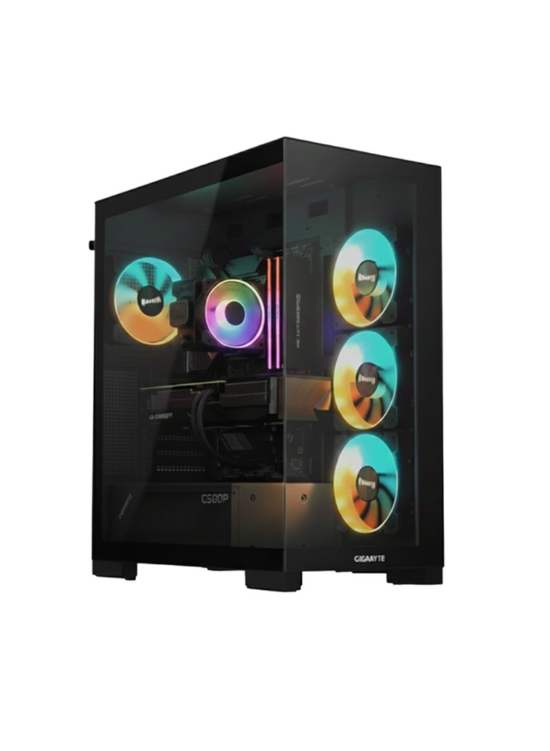 قصر الحاسبات كمبيوتر ألعاب مع معالج إنتل كور i5-14400F / 16 جيجابايت ذاكرة DDR5 / 1 تيرابايت SSD M.2 / 12 جيجابايت Nvidia GeForce RTX 5070 رسومات / ويندوز 11 برو - Image 1