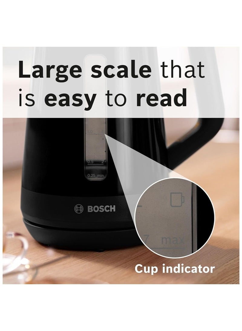 بوش 1.7L MyMoment, Kettle, Rapid Boil Triple Safety BPA-Free 1.7 L 3000 W TWK1M123GB black - Image 5