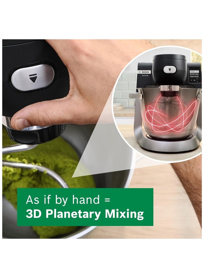 BOSCH Series 6 Stand Mixer with Intelligent Sensing Technology and Integrated Scale 5.5 L 1600 W MUMS6ZM00G stainless_steel - Image 5