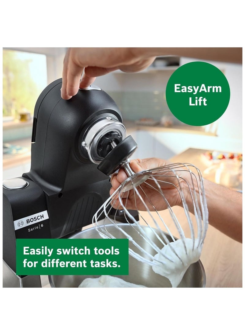 BOSCH Series 6 Stand Mixer with Intelligent Sensing Technology and Integrated Scale 5.5 L 1600 W MUMS6ZM00G stainless_steel - Image 4