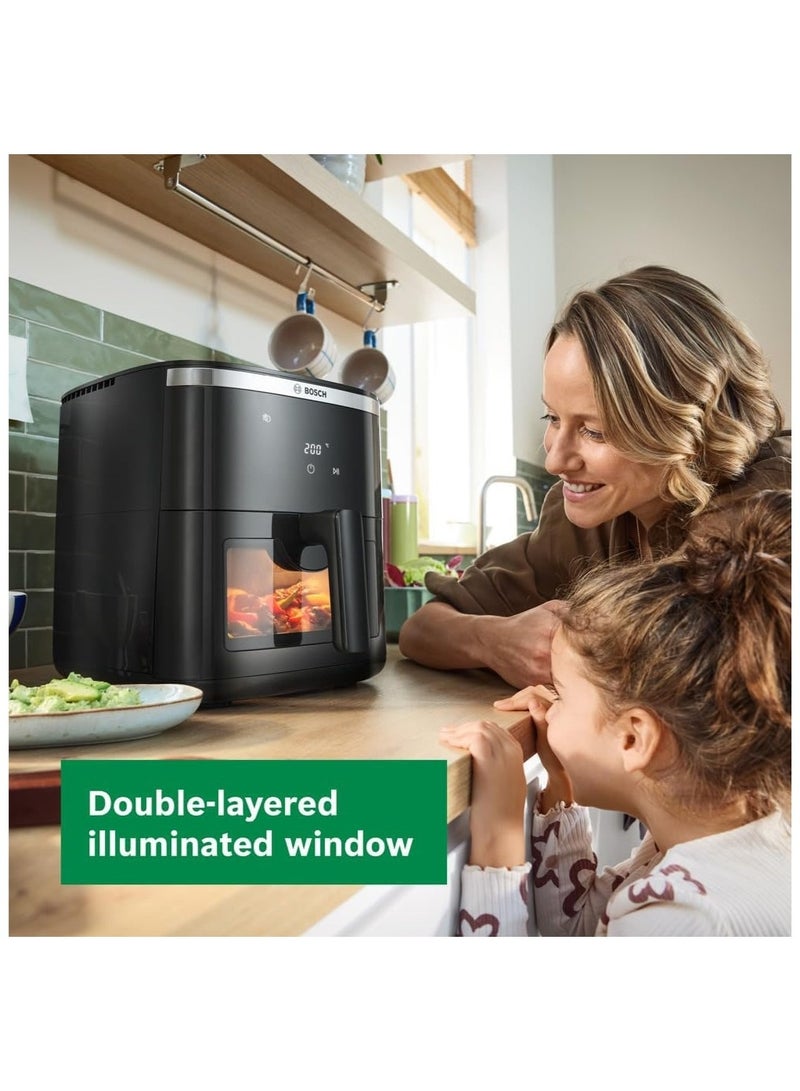 بوش 7.2L Series 6, Air Fryer, Rapid Air Touchscreen Family Size, 1800W, Built for Faster Cooking And Quicker Clean Ups 7.2 L 1800 W MAF671B0GB black - Image 2
