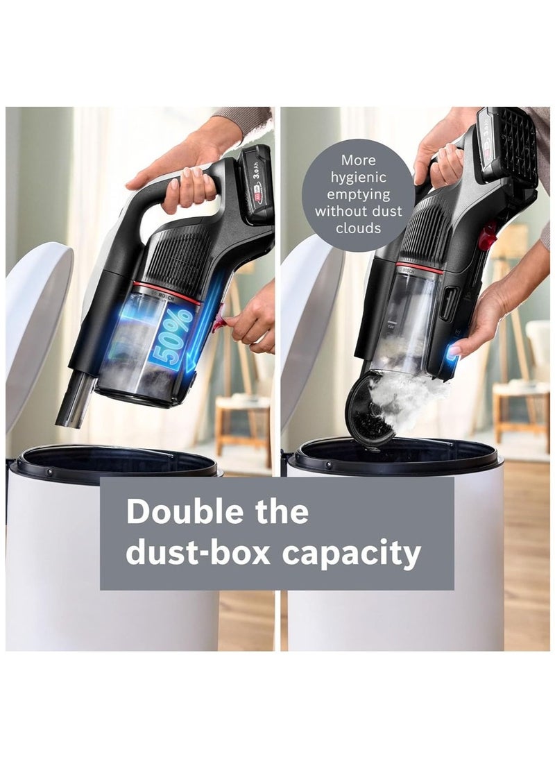 بوش Unlimited 9 Cordless Vacuum, Micro Clean Tech, 60 Min Runtime 550 W BBS931WGB white - Image 5