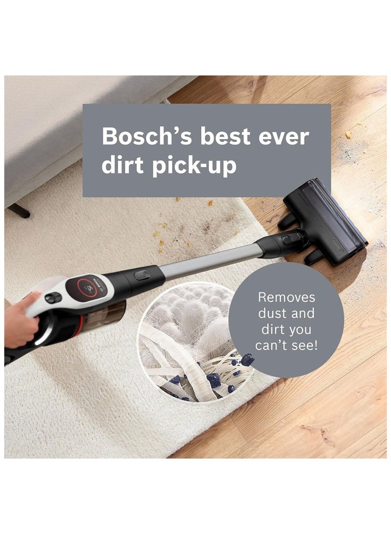 بوش Unlimited 9 Cordless Vacuum, Micro Clean Tech, 60 Min Runtime 550 W BBS931WGB white - Image 4