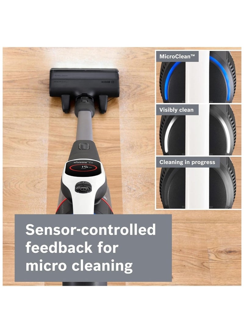 بوش Unlimited 9 Cordless Vacuum, Micro Clean Tech, 60 Min Runtime 550 W BBS931WGB white - Image 2