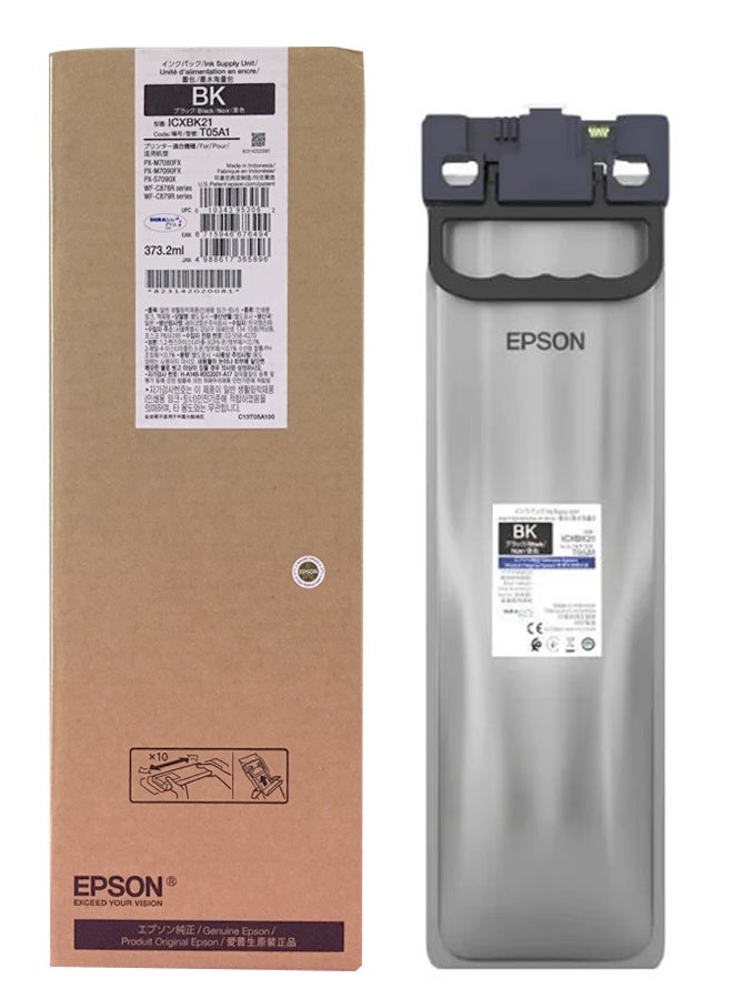 إبسون Epson T05A1 Black Ink Cartridge ( C13T05A100) black - Image 1