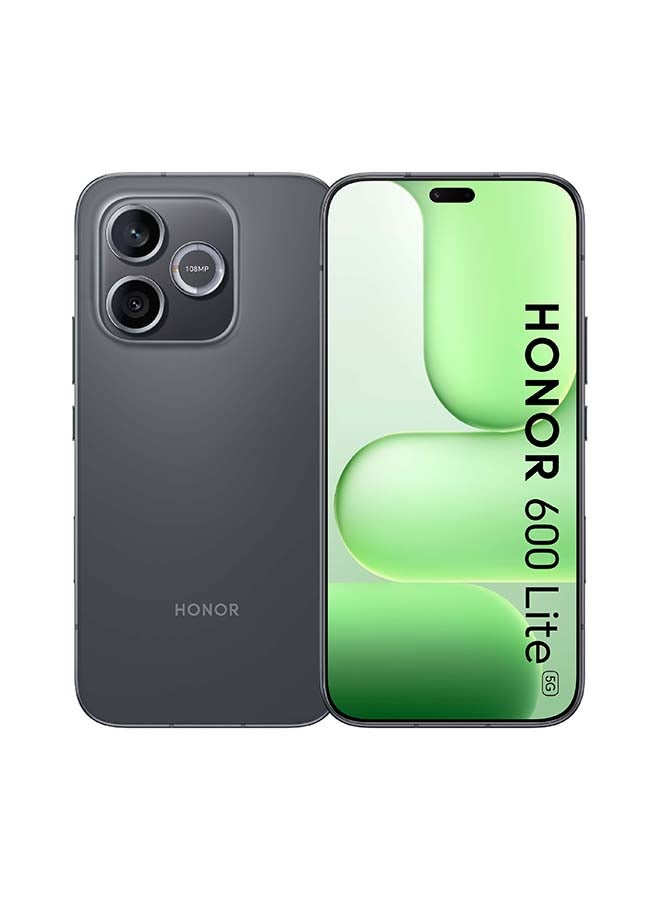 Honor 600 Lite Dual SIM 5G Velvet Black 8GB RAM 256GB - Middle East Version - Image 1