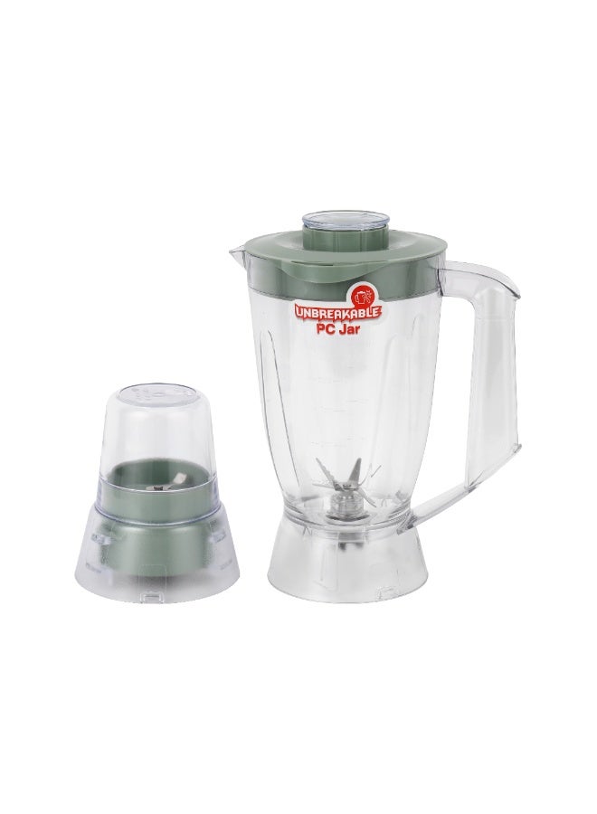 Olsenmark 2-in-1 Digital Control Blender – OMSB7057 | 800W Motor, 1.6L Unbreakable PC Jar | 4 Function Programs, Sharp Durable Blades | Grinder Attachment | 2-Year Warranty 800 W OMSB7057 Green and Beige - Image 4