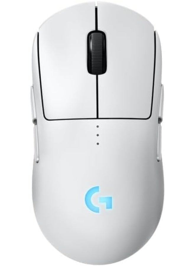 لوجيتيك Logitech G PRO 2 LIGHTSPEED Wireless Gaming Mouse, Right- or Left-Handed Mouse with up to 4 Customisable and Switchable Magnetic Side Buttons, 44K DPI Sensor, USB-C Charging, for PC/Mac - White - Image 1