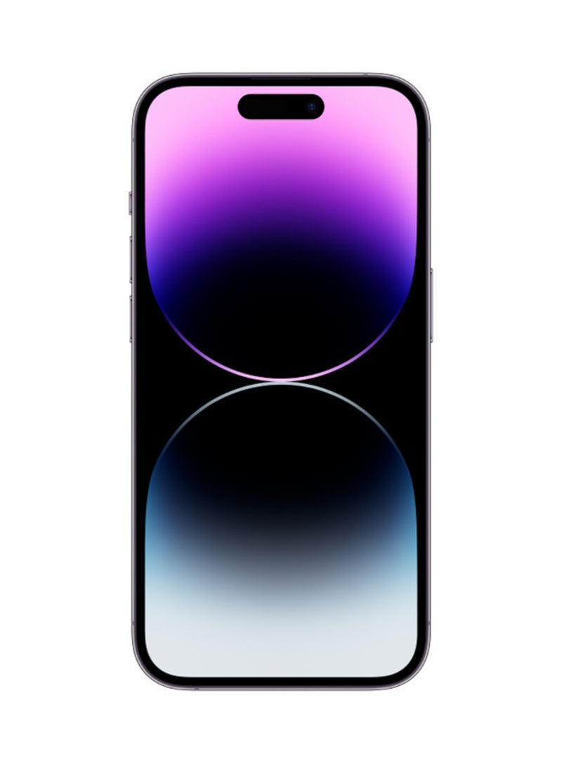 Apple Refurbished - iPhone 14 Pro Max 256GB Deep Purple 5G With Facetime - USA Version (e-SIM only) - Image 2