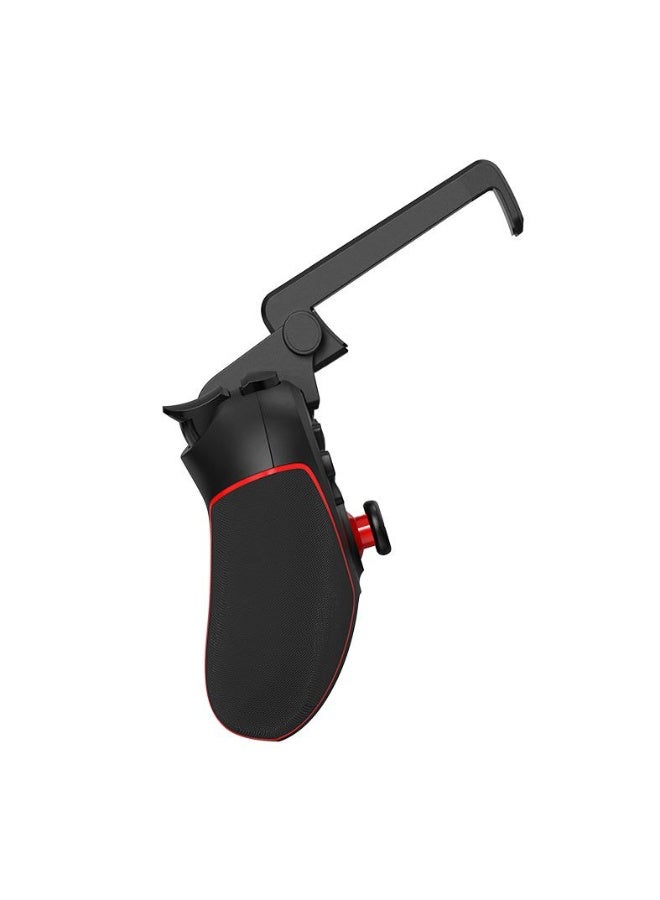 ريدراجون Sempiten G712 Wireless Gaming Controller – Hall Effect Analog Sticks, Bluetooth / 2.4GHz / USB-C Connectivity, Built-In Mobile Phone Holder, PC & Mobile Compatible, Black & Red - Image 5