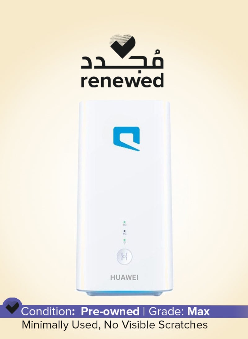 Mobily Renewed - Huawei - 5G CPE Pro 2 Router | Balong 5000 Chipset | Wi-Fi 6 Plus 2976 Mbps | Up to 3.6 Gbps 5G Download | Dual-Band 2.4 & 5 GHz | Up to 128 Users | " Support All Operator | White H122-373 - Image 1