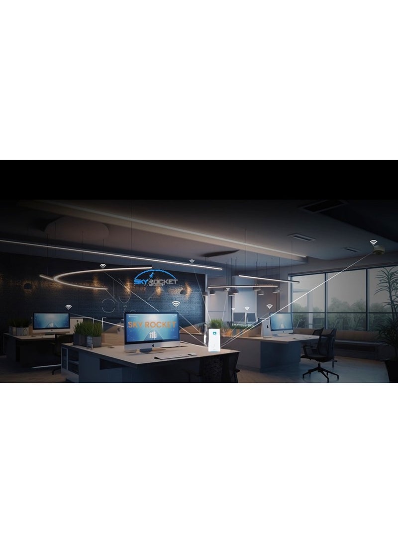 Mobily Renewed - Huawei - 5G CPE Pro 2 Router | Balong 5000 Chipset | Wi-Fi 6 Plus 2976 Mbps | Up to 3.6 Gbps 5G Download | Dual-Band 2.4 & 5 GHz | Up to 128 Users | " Support All Operator | White H122-373 - Image 3