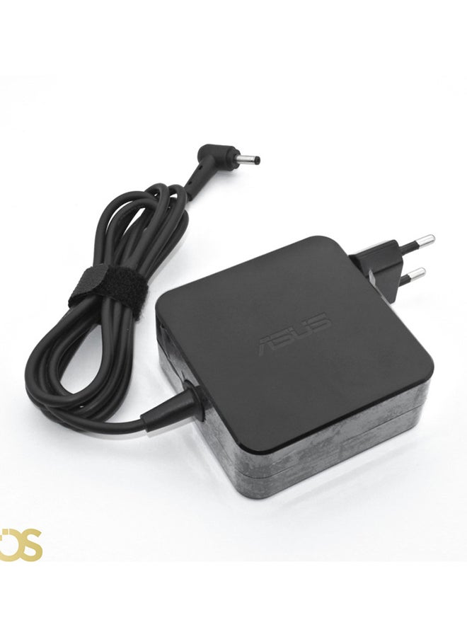 ASUS Laptop charger compatible with Asus Edition BOX comes with a connector size (4.0×1.35mm) ASUS NEW (40135), suitable for compatible devices with the same standard specifications, includes the adapter, safe, fast, and stable charging, with a 1-month warranty from OS STORE. 17cm BLACK - Image 2