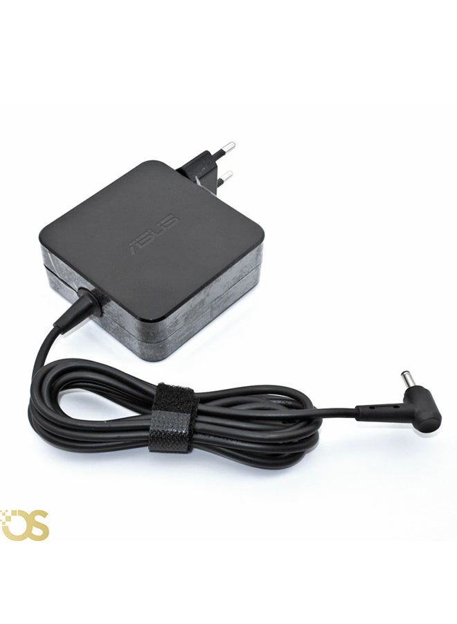 ASUS Laptop charger compatible with Asus Edition BOX comes with a connector size (4.0×1.35mm) ASUS NEW (40135), suitable for compatible devices with the same standard specifications, includes the adapter, safe, fast, and stable charging, with a 1-month warranty from OS STORE. 17cm BLACK - Image 3