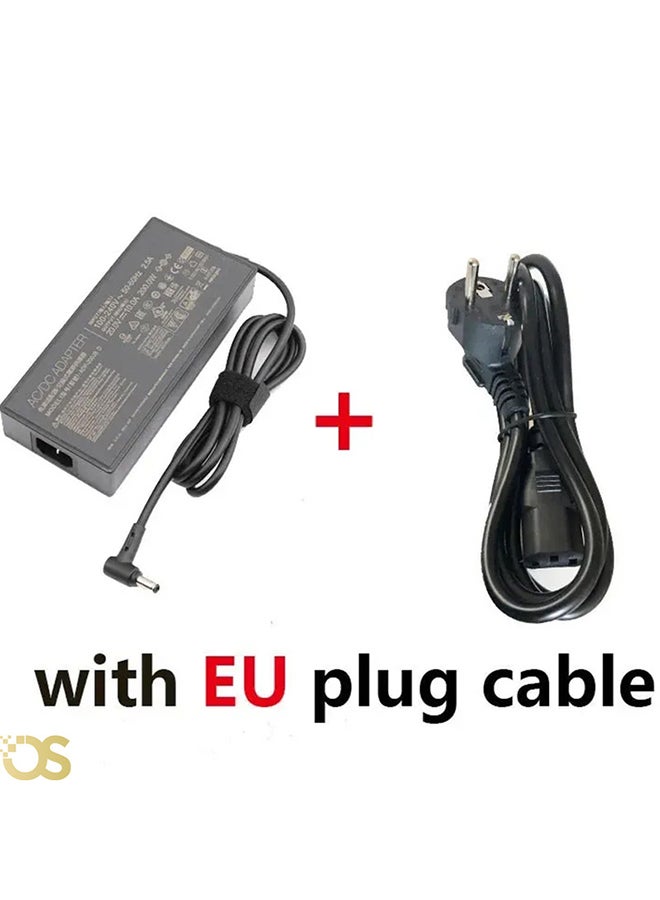 ASUS Laptop charger compatible with Asus with a power of 200 W output 20.0 V / 10.0 A comes with a connector size (6.0×3.7mm) ASUS NEW PIN (6037), suitable for compatible devices with the same standard specifications, includes the adapter and AC power cable, safe, fast, and stable charging, with a 1-month warranty from OS STORE. 17cm BLACK - Image 3