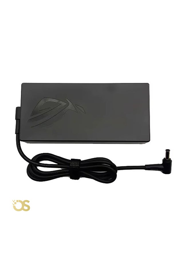 ASUS Laptop charger compatible with Asus with a power of 200 W output 20.0 V / 10.0 A comes with a connector size (6.0×3.7mm) ASUS NEW PIN (6037), suitable for compatible devices with the same standard specifications, includes the adapter and AC power cable, safe, fast, and stable charging, with a 1-month warranty from OS STORE. 17cm BLACK - Image 2
