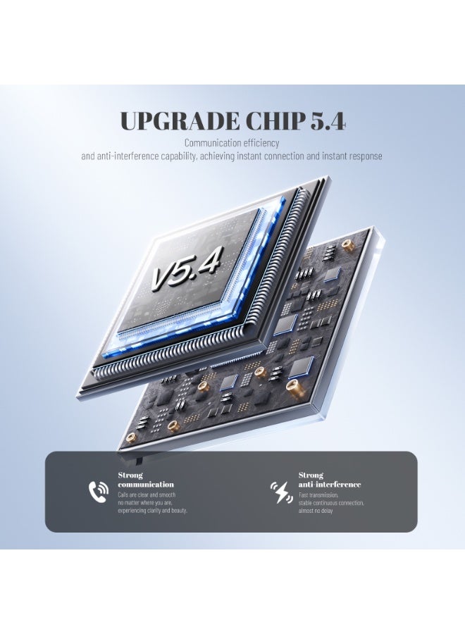 Philips Earbuds, Bluetooth Earbuds, Headphone, Open Ear Ring True Open Ear Headphones, True Wireless Earbuds - Bluetooth ， In-Ear Headphones，  Bluetooth 5.4 Headphones with Touch Control, Long-Lasting Battery, 360° Stereo Sound, Comfortable Open-Ear Fit, Non-Slip for Sports, Running, Workouts & iPhone Android TAT2769 Blue - Image 4