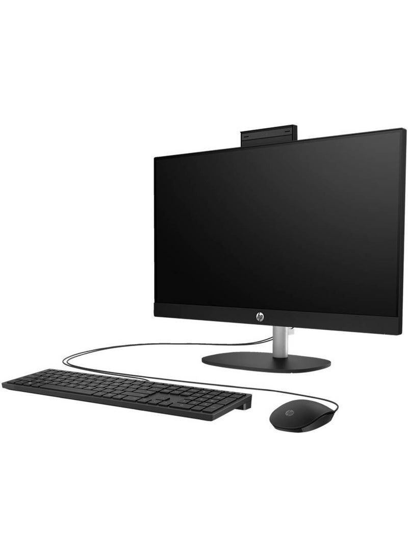 HP 24-cr0122nh 24" All-in-One Desktop PC – 13th Gen Intel Core i5-1335U, 8GB RAM, 512GB SSD, Intel Iris Xe Graphics, FHD IPS Touch Display, Built-in Webcam & Speakers, FreeDOS, 91D77EA – Black Black - Image 2