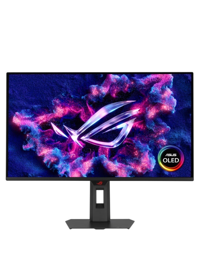 ASUS ROG Strix OLED XG27AQDMES 27" QD-OLED Gaming Monitor – 2560x1440 QHD, 240Hz, 0.03ms GTG, 99% DCI-P3, HDR, G-SYNC Compatible, ELMB, HDMI 2.1, DisplayPort 1.4, Adjustable Stand, OLED Care & Anti-Flicker, Black | 90LM0C80-B01171 - Image 1