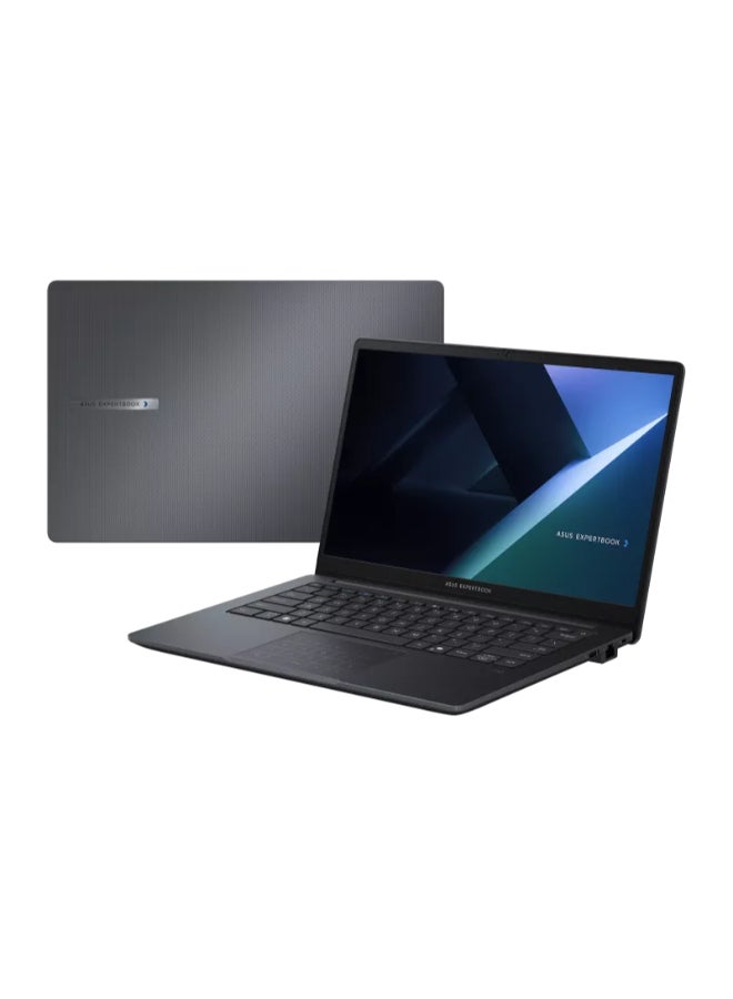 أسوس لابتوب ExpertBook B14 بشاشة 14 بوصة بدقة Full HD (1920x1080)، مع معالج Core 7-150U/ذاكرة RAM سعة 16GB DDR5/قرص SSD سعة 512GB/نظام DOS (بدون ويندوز) - Image 2