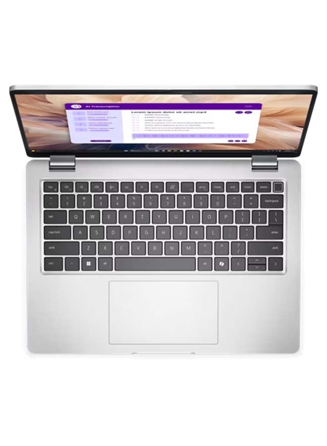 DELL Pro 14 Plus Laptop With 14 Inch Full HD (1920x1080) Display, Intel Core Ultra 7 268V vPro Processor/32GB RAM DDR5/1TB SSD/DOS(Without Windows)/ English/Arabic Silver - Image 4