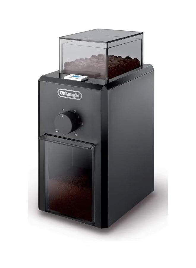 De'Longhi Electric Coffee Grinder With Fineness Selector KG79 150 W , Burr Grinding System , 12 Cups Capacity  Black 150 W KG79 Black - Image 4