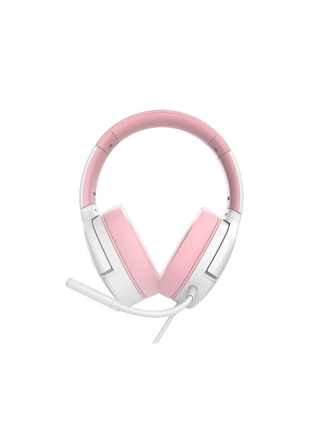 ساديس Sades Spower Gaming Headset – 40mm Drivers | Lightweight Design, Flexible Detachable Mic, 3.5mm Multi‑Platform Headphones for PC, PS4/PS5, Xbox, Switch & Mobile, SA-725-PINK - Image 3