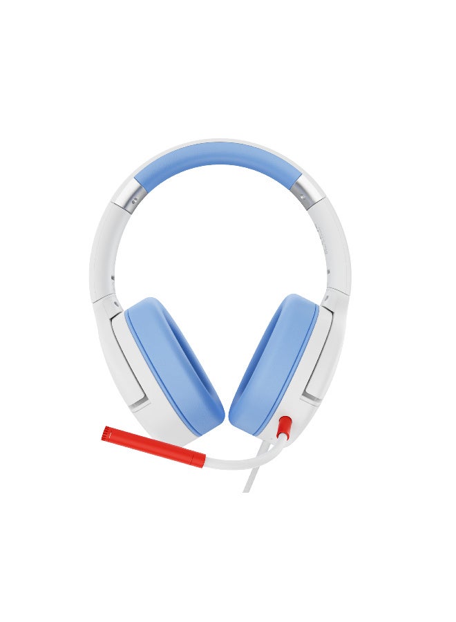 ساديس Sades Spower Gaming Headset – 40mm Drivers | Lightweight Design, Flexible Detachable Mic, 3.5mm Multi‑Platform Headphones for PC, PS4/PS5, Xbox, Switch & Mobile, White - SA‑725 - Image 4