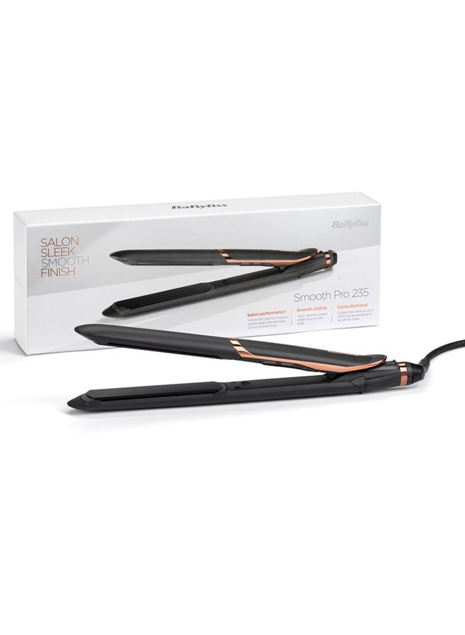 BaByliss 24mm Nano-Ceramic Hair Straightener with Ionic Technology, Fast Heat-Up, Smooth Glide Plates, and Adjustable Temperature Settings – ST394SDE Black - Image 2