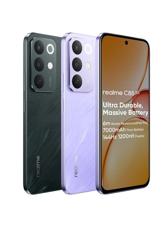 ريل مي C85 5G ثنائي الشريحة 5G أخضر طاووس 8 جيجابايت رام 256 جيجابايت - النسخة الدولية - Image 2