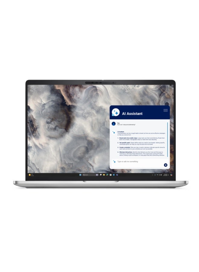 DELL Pro 16 Plus (PB16250) Laptop – Intel Core Ultra 5 235U vPro, 16GB DDR5 RAM, 512GB SSD, 16" FHD+ 300 nits Display, Intel Graphics, FHD IR Camera + Fingerprint, Wi-Fi 6E, RJ45, 65W USB-C, 3-Year ProSupport English Silver - Image 1