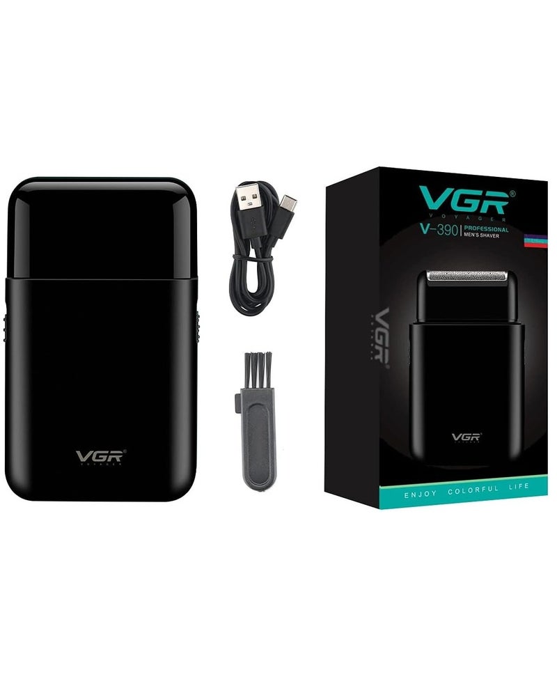 VGR V-390 Single Foil Cordless Electric Travel Mini Manufacturer Shaver For Man Multicolor black - Image 1
