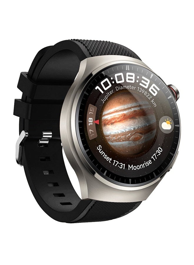 مارجون 22mm Silicone Watch Band for Huawei Watch GT Series: GT5 46mm, GT5 Pro 46mm, GT4 46mm, GT3 46mm, GT3 Pro 46mm, GT2 46mm, GT2 Pro, GT Runner, Watch 4, Watch 4 Pro, Watch 3, Watch 3 Pro Black - Image 2