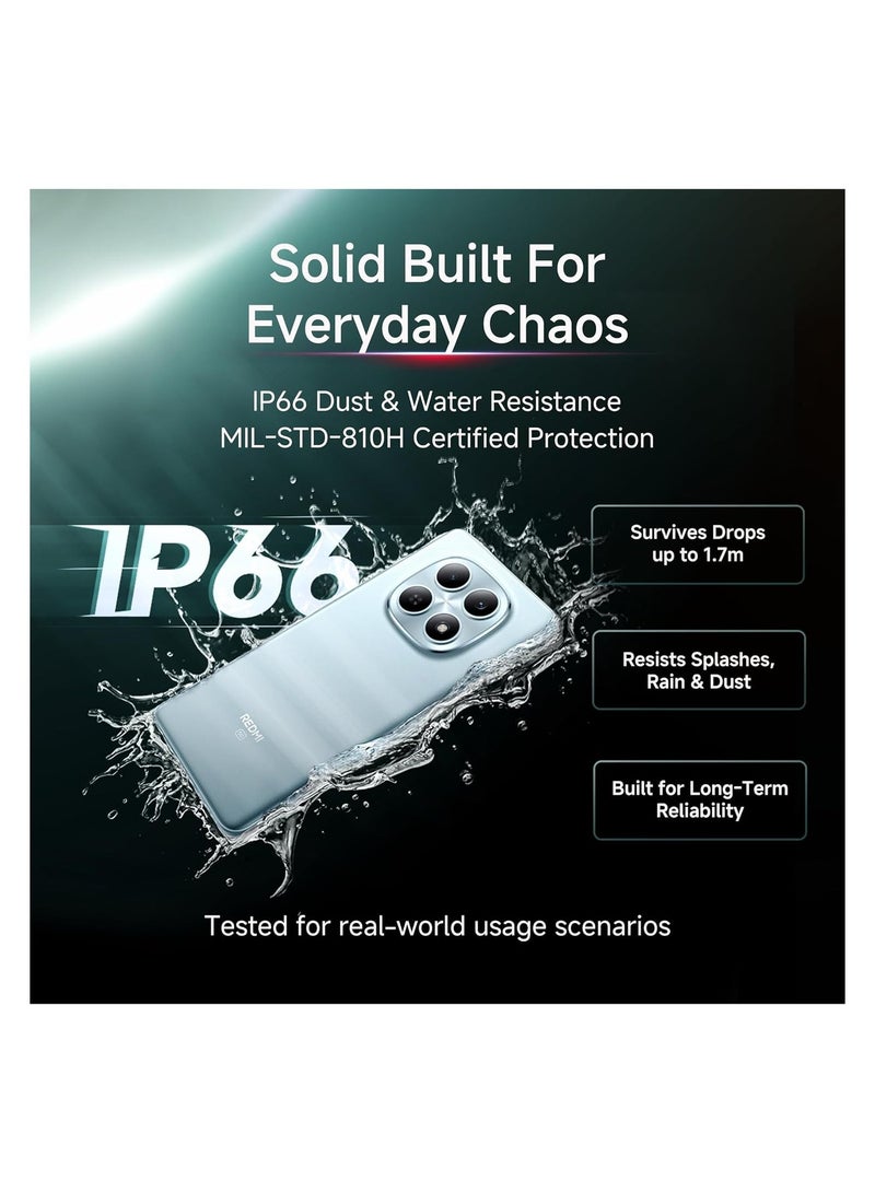 Xiaomi Redmi Note 15 5G Glacier Blue 8GB RAM 256GB | 108MP OIS Camera | Snapdragon 6 Gen 3 | 17.2cm Tough Curved AMOLED Screen | Segment’s Slimmest Phone | 5520mAh Si/C Battery | 45W Fast Charging - Image 5