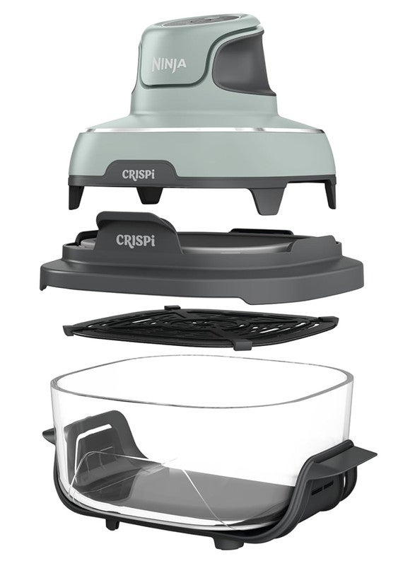 Ninja CRISPi Portable Air Fryer, 3.8L, 4-in-1: Air Fryer, Oven Roast, Keep Heat, Crisp, Compact for Convenient Storage, Two Removable Glass Containers and Lids, 3.8 L 1700 W FN101EUSG Sage - Image 3