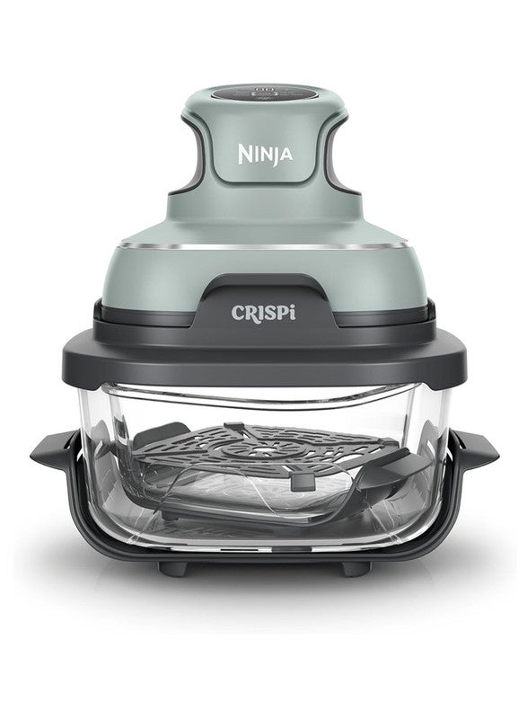 Ninja CRISPi Portable Air Fryer, 3.8L, 4-in-1: Air Fryer, Oven Roast, Keep Heat, Crisp, Compact for Convenient Storage, Two Removable Glass Containers and Lids, 3.8 L 1700 W FN101EUSG Sage - Image 2