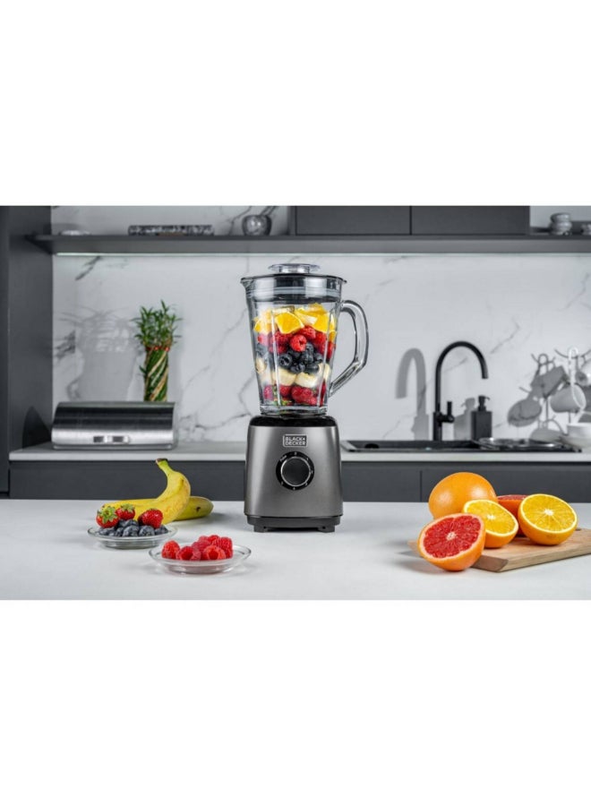 BLACK+DECKER 500W 5-Speed Pulse Function Stainless Steel Blender and Grinder 500 W SSBX525-B5 Multicolour - Image 5