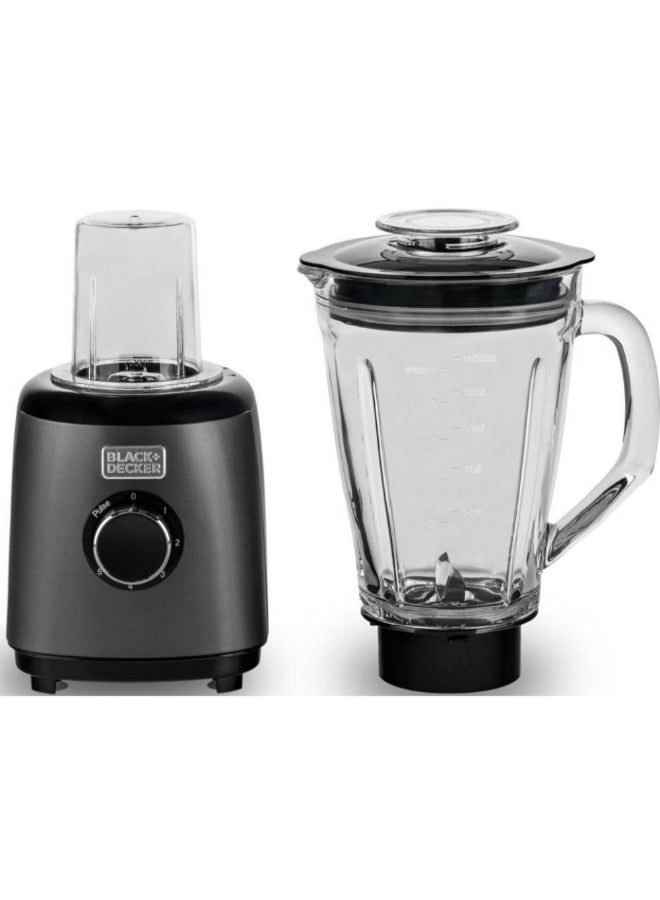 BLACK+DECKER 500W 5-Speed Pulse Function Stainless Steel Blender and Grinder 500 W SSBX525-B5 Multicolour - Image 3
