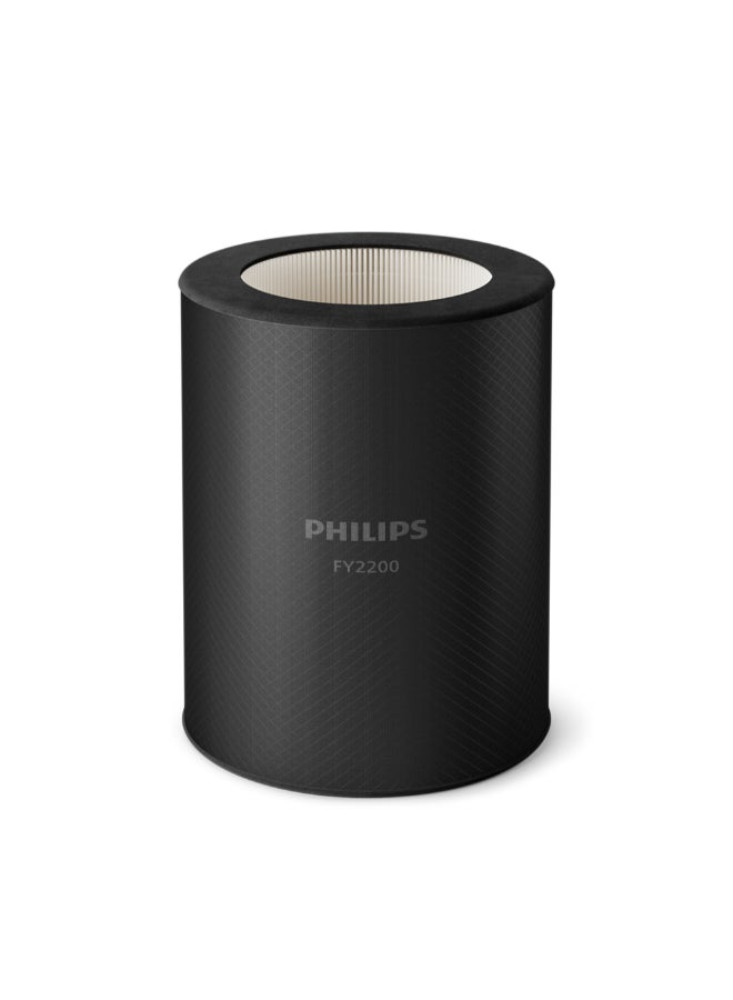 Philips PureProtect Quiet 2200 Series HEPA NanoProtect Filter 36.2 x 27.6 x 3 cm FY2200/30 Black - Image 2