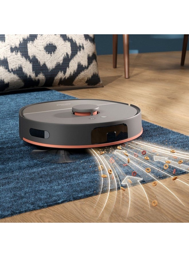 Philips HomeRun 5000 Series Robot Vacuum Cleaner with Auto-Empty Station 260 ml 260 ml 200 W XU5100/11 Cashmere Grey - Image 4