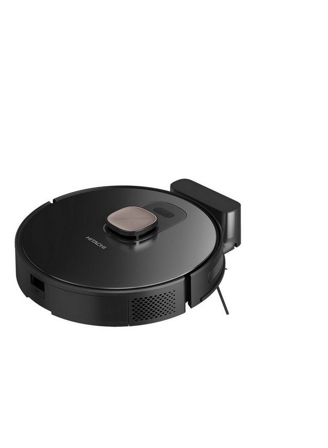 هيتاشي 5000Pa Wet and Dry Floor Robot Vacuum Cleaner 9.45 x 34.2 x 34.2 cm 200 W RV-X20PBKCG Black - Image 4